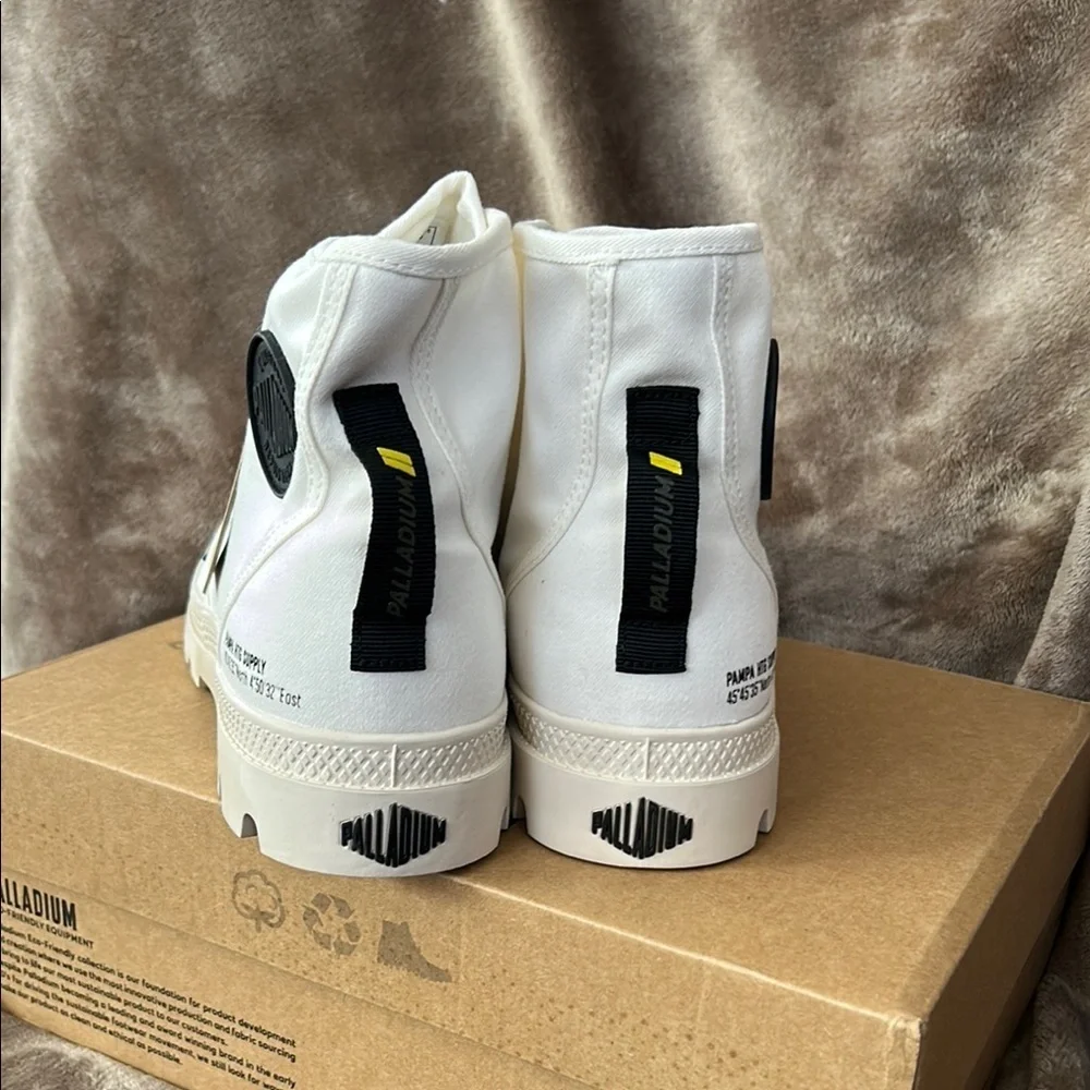 Palladium Men's White High-Top Sneakers - Picture 3 of 7